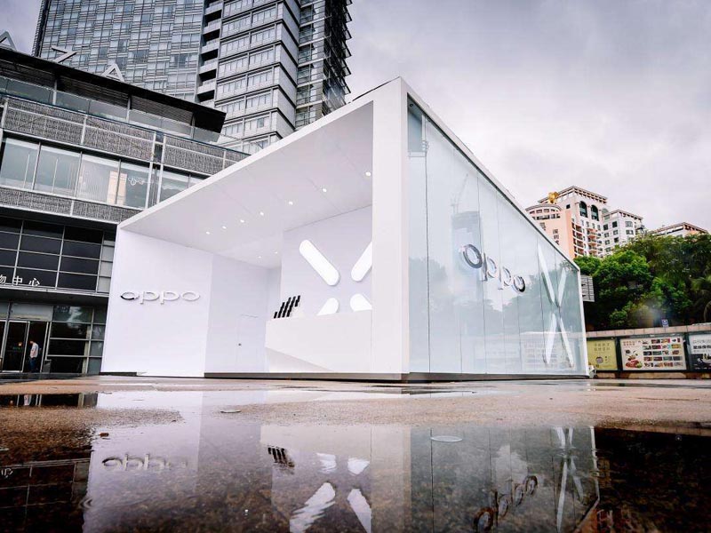 oppo find x深圳地標—快閃店設(shè)計